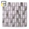 Natural Modern Outdoor 3D Marble Stone Exterior Wall Decoration Tiles Mosaic Tile