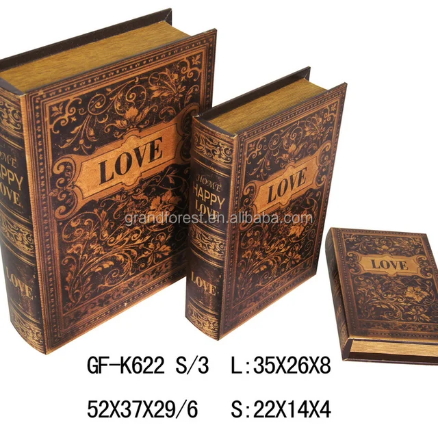 shabby chic fake old book box vintage book box