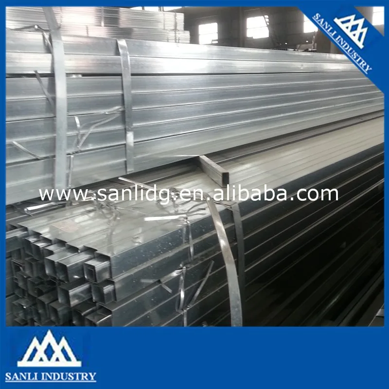 galvanized High strength galvanized steel square pipe in China