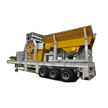 mobile stone crusher for road construction, mobile crushing plant used for construction waste material