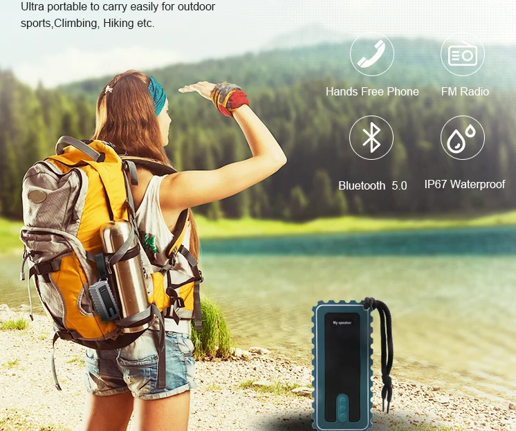 2019 Amazon Hot-Selling Wireless Speakers Portable Bluetooth Speakers Mini Outdoors Waterproof Stereo Sound - ANKUX.COM