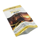 wholesale plastic stand up tobacco pouches with zipper
