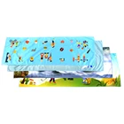 Cartoon pattern cute china supply 200gsm logo printing acceptable suit for outdoor microfiber yoga towel