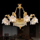 zhongshan new design 8 lights brass chandelier crystal for dinning room