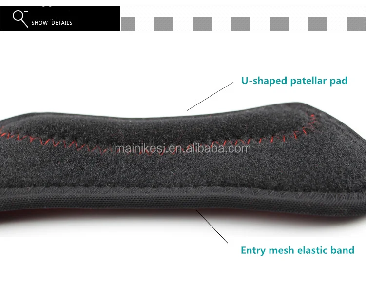 exercise-adjustable patellar band knee support open patella
