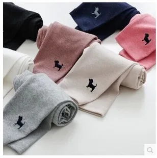 13771 New Fashion 2014 Girls Autumn Winter Cartoon Horse Print Cotton Long Leggings