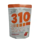 printed take up less storage space foil laminated mylar ziplock food supplement whey protein pouch