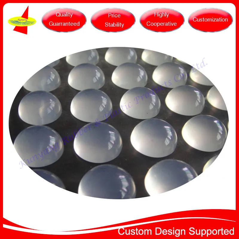 Custom Color Different Shapes Antislip Silicone 3m Bumpons Adhesive
