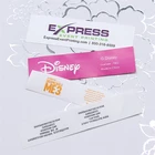 Fashion choice handmade computer design woven label colorful various shapes small woven label for garment