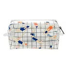 Custom printing recycled soft pvc zipper cosmetic pouch