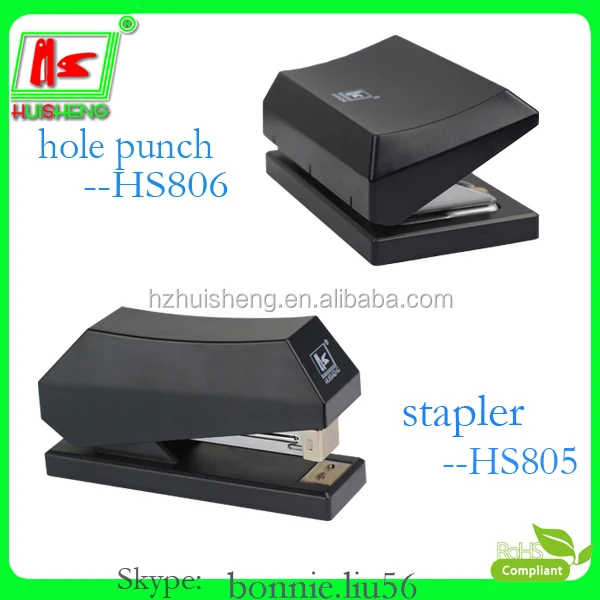 cute cheap stationery set stapler 2 hole punch