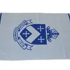 Blue Towel Towels Bath New Arrived OEM Blue And White Terry Logo Embossed Bath Towel