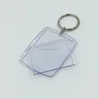 4.5*5.5cm Custom Souvenir acrylic photo frame blank keyring