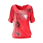 Feather Shirts Summer Bat Wing Sleeve Women Clothing Apparel