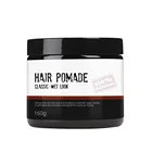 Private label biotin vitamin E strong hold pomade container black