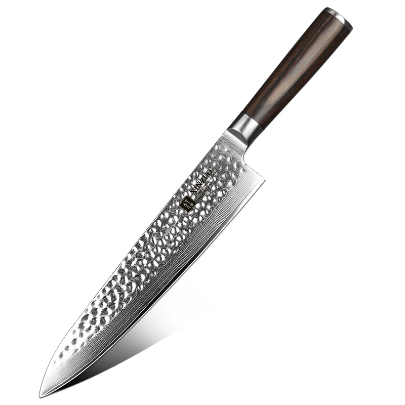 9,5 дюймов Профессиональный японский VG10 Дамаск из нержавеющей стали мясник кухонный нож шеф-повара