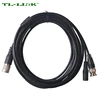 12P BNC Connector Y-Type Cable Assembly With power supply for industrial camera