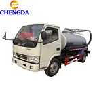 Dongfeng vacuum sewage suction combined jetting sewer cleaning sucking trucks for sale
