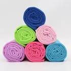 china manufacturer knitted microfiber towel cleaning material