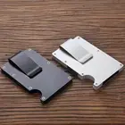 SZT0146 Stainless Waterproof Metal Case Box Business ID Credit Card Wallet Holder