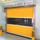 industrial rolling shutter pvc gate/fabric rapid moving shutter door