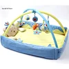 Imported toys wholesale cheap musical plush baby play mat non-toxic padded baby folding play mat on floor