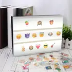 Battery power diy number letter message sign movie led lamp A6 A5 A4 large cinematic cinema light box with letters