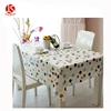 Two Colors Printing Plastic Round Points Pattern Table Cloth