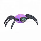 240cm/8ft giant inflatable purple spider with Halloween indoor/outdoor decoration