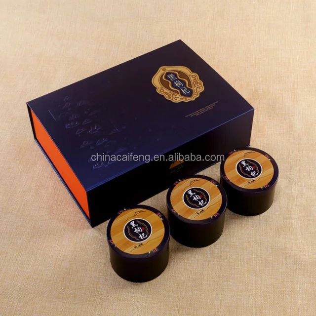 custom luxury paper gift box medlar bottle food packaging box