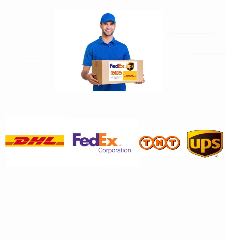 shipping: by dhl/ups/fedex/tnt or other.