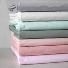 Washed cotton bedding set fabric 60S thread count for plain bed sheet