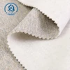 High Quality Knitted Melange One Side Brushed Cotton Polyester Fleece Fabric