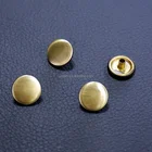 High Quality Shiny Golden Brush Gun Metal Brass Top Snap Button