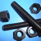 China high tensile ASTM A193 B7 threaded rods with 2H heavy duty hex nuts black