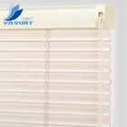 Pure color blackout 25mm S shape venetian blinds PVC roller blinds with bead rope control