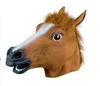 1pc Funny Halloween Mask Halloween Decorations Horse Head Latex Masks Masquerade Party Decorations Adult Happy Halloween