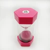 China Supplier Factory price 15 minute hexagonal plastic sand timer Custom hourglass gift