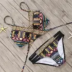 OEM Service Fresh Pattern Swimwear Women Sexy Bikini