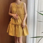 2018 Amazon Hot Sell Clothing Japan and South Korea Summer Loose Slim Tank Skirt New Sweet Shirt Sleeveless Dress