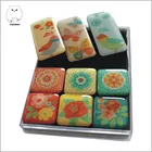 Decorative Durable Clear 3D Epoxy Resin Fridge Magnet For Online Shopping