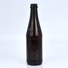 Manufacturer for sale high quality 330ml black glass beer bottle