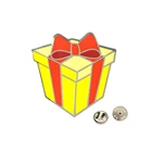 Wholesale China Factory Custom Logo Brand Metal Boxes Gift Lapel Pin with Butterfly Clutch