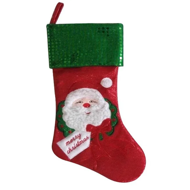gift bag large snow personalised embroidered christmas