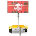 2017P IP65 Full Colour P6 P8 P10 Video Function Mobile LED Display Trailer for Outdoor Advertising