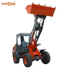 China Engineering & Construction Machinery mini garden Wheel front loader 2000KG ER20 With Standard Bucket