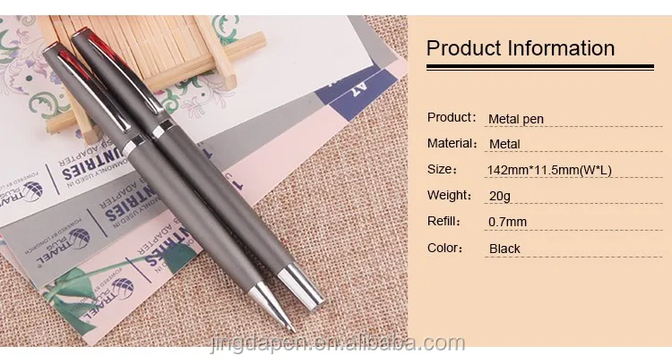 luxury wedding promotional gift set metal rolller ballpoint