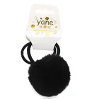 Customize the hair accessories about the fur decoration elastic rubber bands