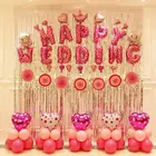 Professional Made Wedding Party Hanging Foil Fringe Door Photo Backdrop Tinsel Metallic Curtains