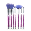 2019 Private Label Plastic Handle Make Up Brushes Set with Metal Box Packaging